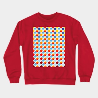 Fire and Snow (Diamond Checkered) Crewneck Sweatshirt